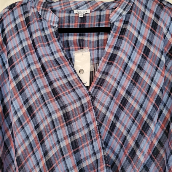 Splendid Plaid Shirt sz. XL - Picture 5 of 6